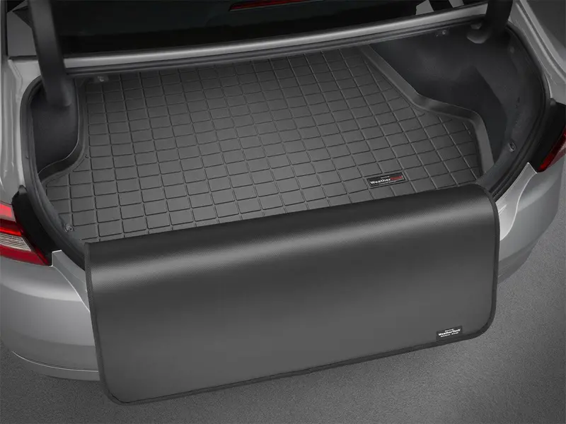 Weathertech 42427Sk Gray Cargo Liner With Rear Bumper Protector (Third-Row Fit) 1