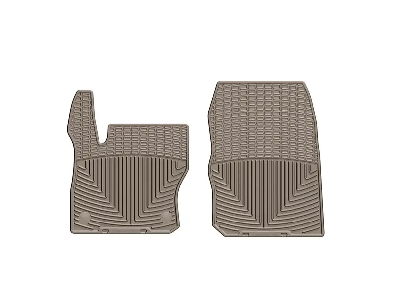 Weathertech All-Weather Floor Mats In Tan – Front Row Fit 1