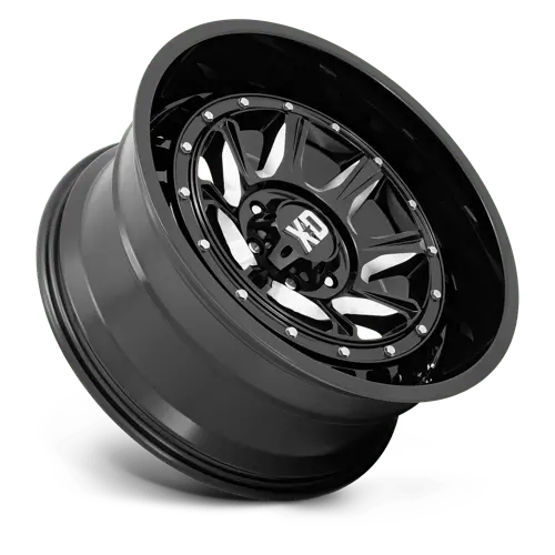 Xd Wheels Xd866 Beadlock-Style Alloy Rim – 22X10, 5X5 Bolt Pattern, Gunmetal Black 1